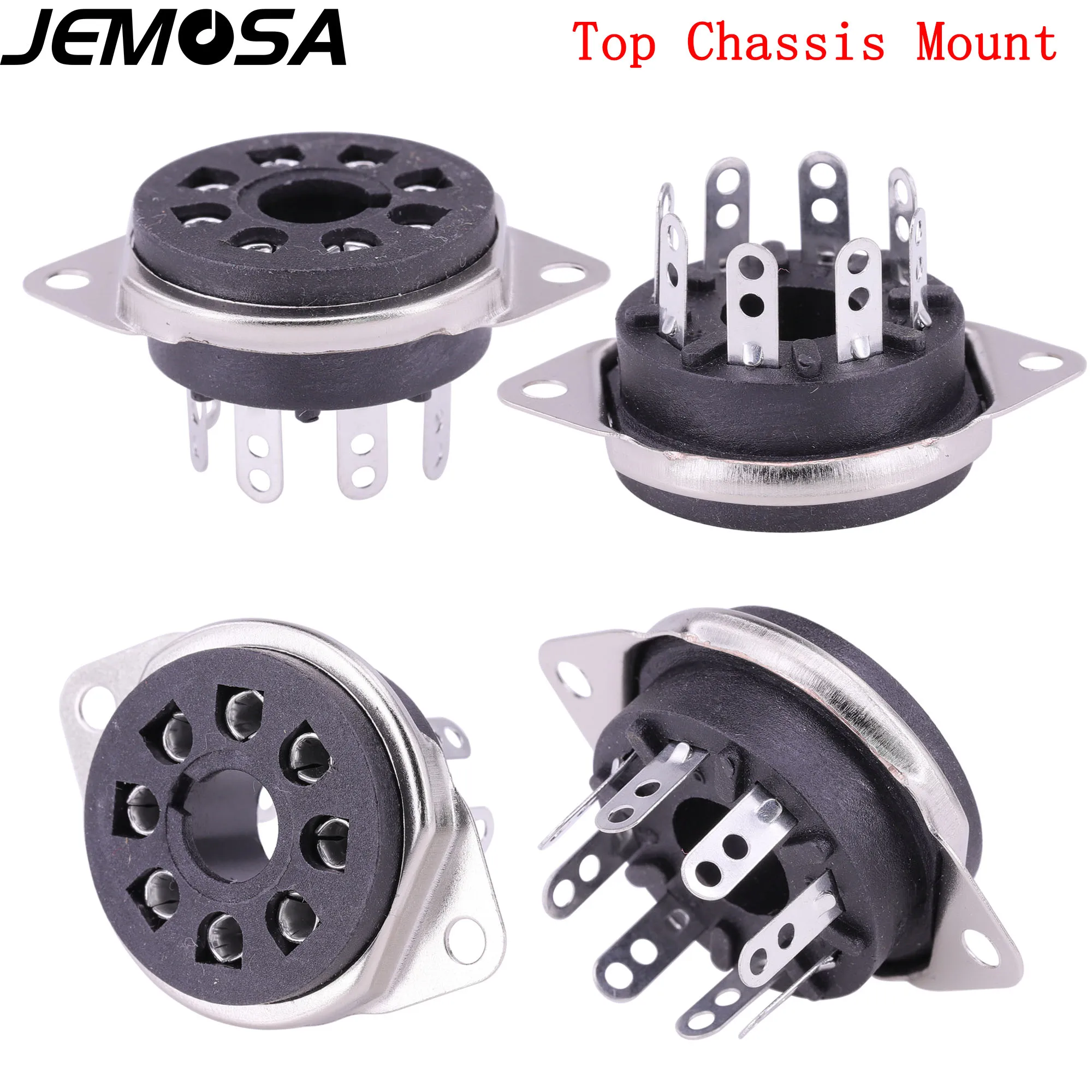 GZS8-B de tubo de baquelita de 8 pines para KT88, 6SN7, 6V6, 6L6, 6N8P, 6SL7, GZ34, 6CA7, EL34, tubo de vacío, amplificador de Audio HIFI DIY