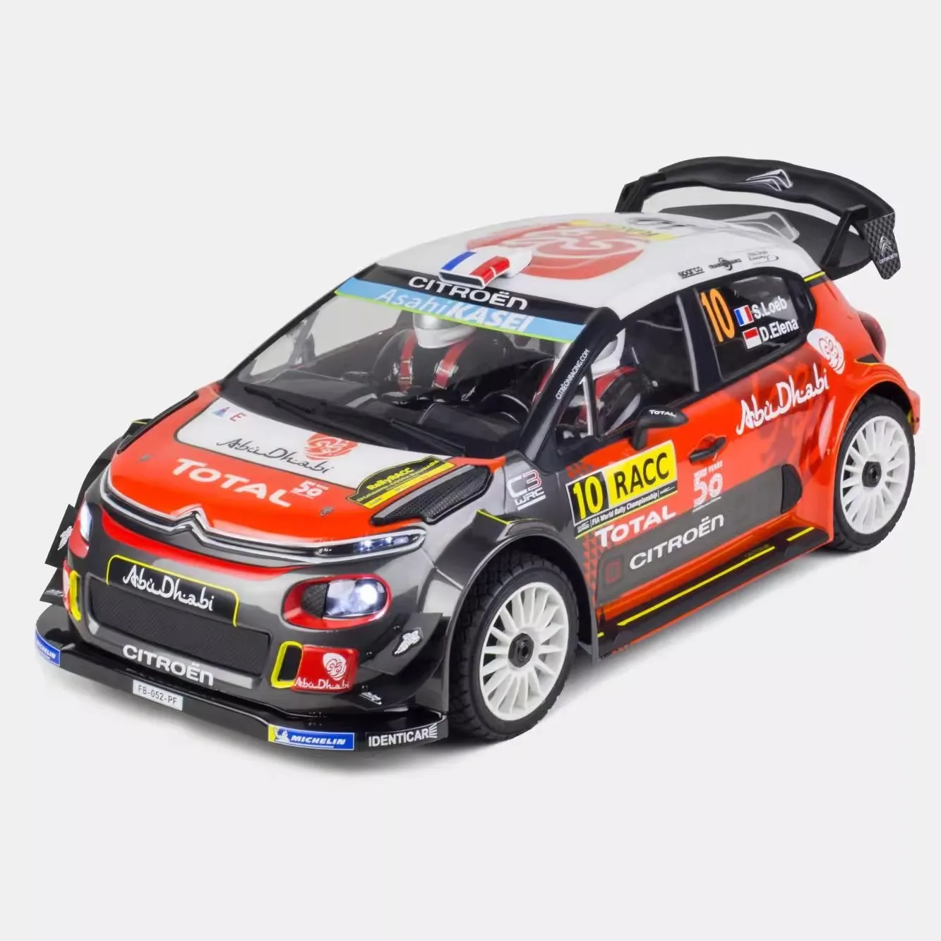 

KM Thunder новая раллийная модель автомобиля Citroen C3 со световой группой RC пульт дистанционного управления электрическая модель автомобиля внедорожник