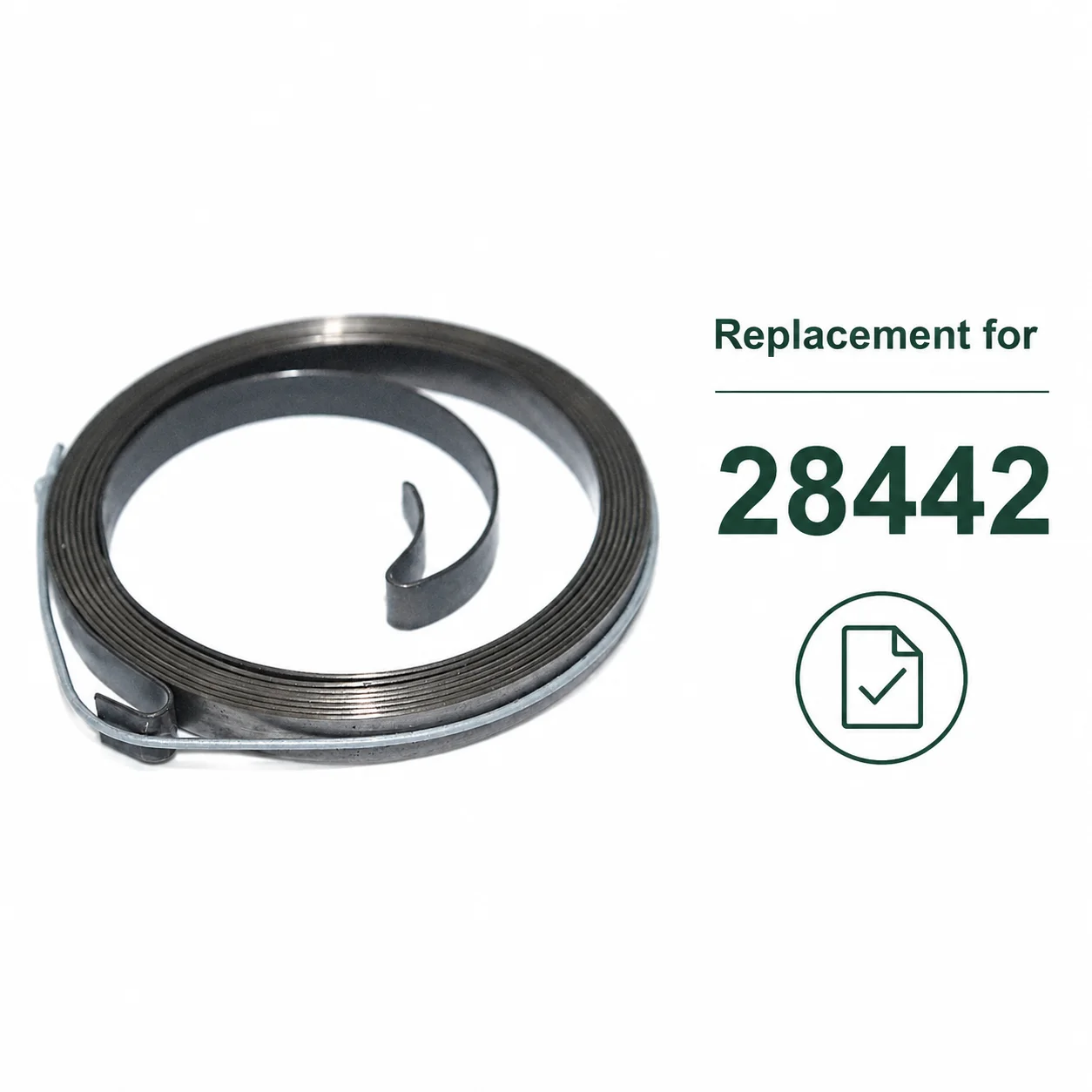 Recoil Starter Spring For John Deere 180A 180B 180C 220A 220B 220C 260B 260C Greensmower Lawn Mower, Replaces 28442 ZH8-003