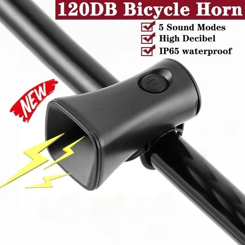 

Bicycle Bell Square Bike Motorcycle Electric Anti-theft Alarm Horn Loud Alarm Ring Bell Cycling Accessories
