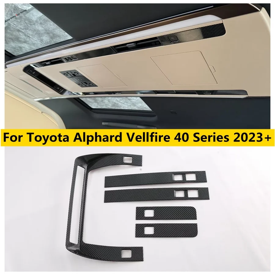 

Front Ceiling Roof Reading Dome Courtesy Lights Lamps Cover Trim Fit For Toyota Alphard Vellfire 40 Series 2023 2024 Accessories