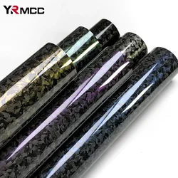 Car Sticker Carbon Fiber Self Adhesive Vinyl Wrap Film Motorcycle Laptop Carbon Glossy Carbon Fiber Sticker for Car Accessories