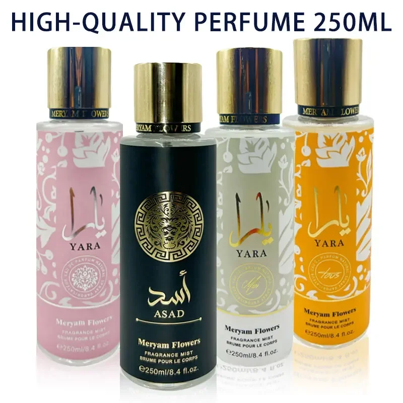 250ML yara Vrouwen Parfum Womens Mini parfums Arabes Originales Feromonen Langdurige Goedkope Feromonas Hoge Kwaliteit Body Mist