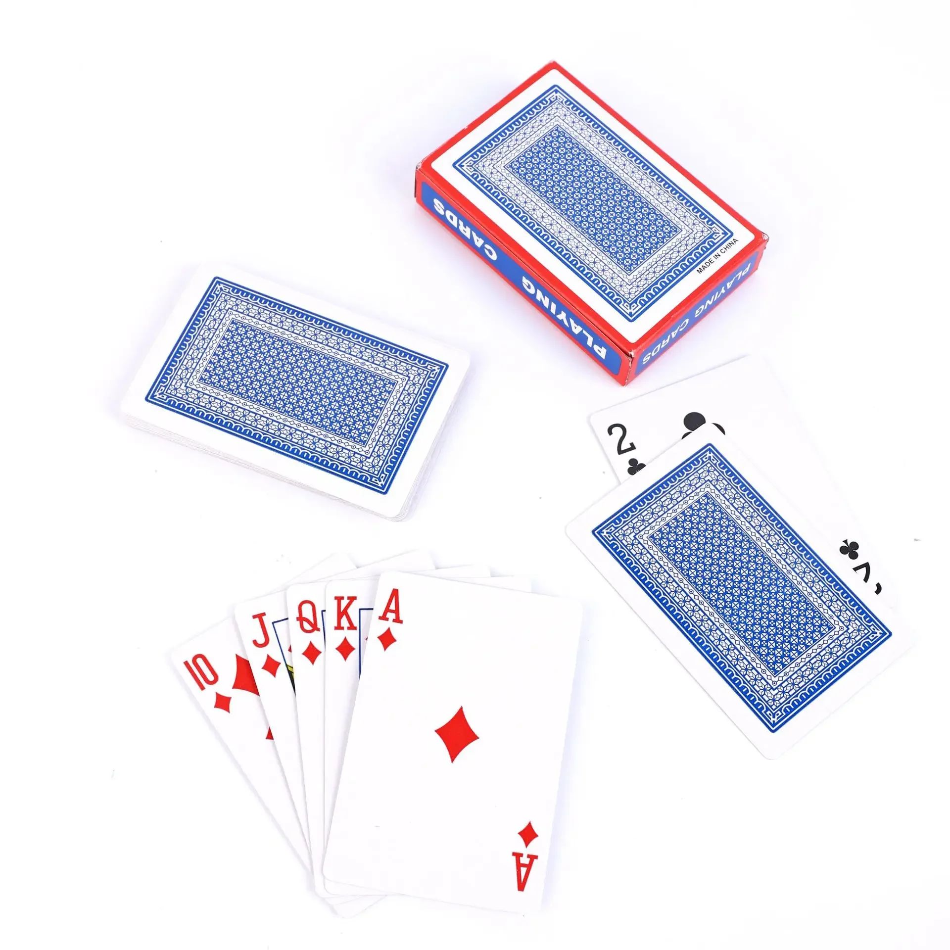 Spielkarten, Standard-Pokergröße mit Standard-Index. Geeignet für Blackjack, Euchre, Canasta und andere Kartenspiele. – Detail 2
