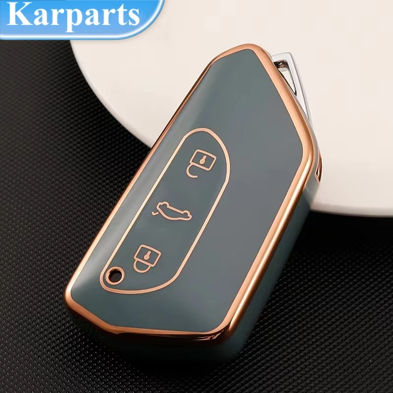 

TPU Car Key Case Cover For VW Volkswagen Golf 8 MK8 ID.3 ID.4 Cupra Skoda Octavia A8 SEAT Leon MK4 2020 2021 Formentor Tarraco