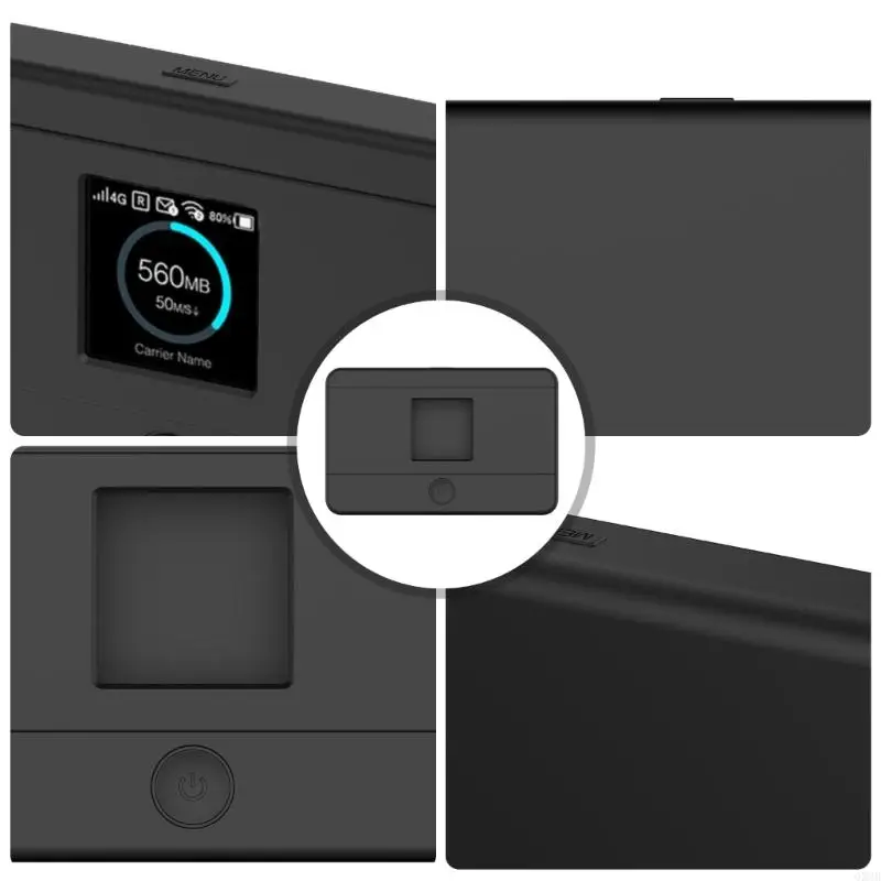 QX2B Силиконы рукав для маршрутизатор M7350 Водонепроницаемый Wi -Fi Routers Case Silicone Cover Shock -Ronation