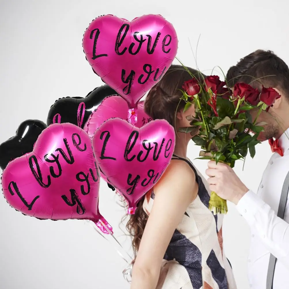 10pcs Heart Balloons I Love You Wedding Supplies Party Decorations For Women Wedding Prop Party Balloon  Wedding Decorations