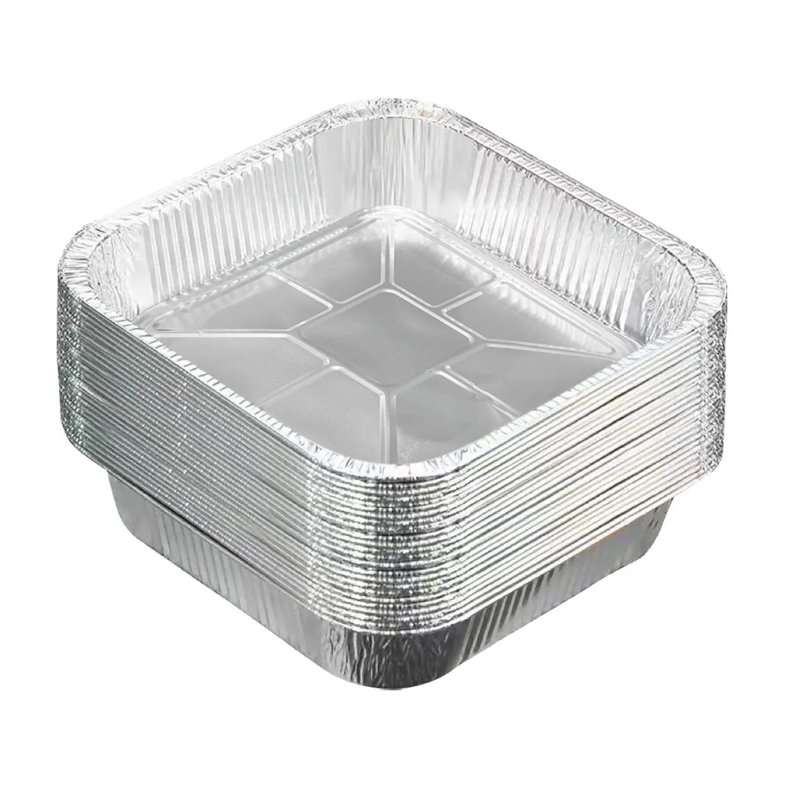 10-100 pièces fournitures de cuisine friteuse à Air feuille d'aluminium poêle carré résistant à l'huile BBQ goutte à goutte plateau antiadhésif récipients alimentaires cuisson à la vapeur