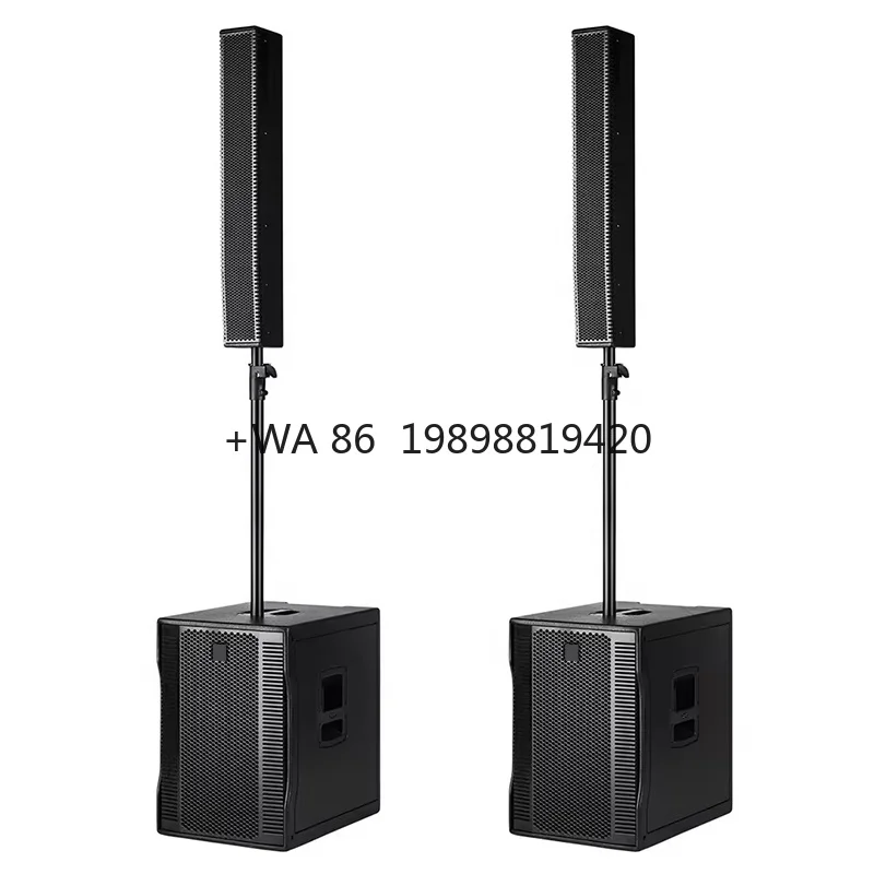 2026 Pro Active Column Speaker&Subwoofer SB-1506 Cables+Stand Combot All in 1 Box Speaker Subwoofer Column Active