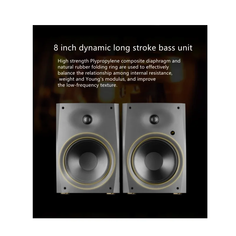 HV-022 swits HiViD1500 Speaker aktif Stereo 2.0 gigi biru dengan Speaker dekoding komputer 240WX2