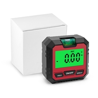 3 IN 1 Mini Digital Angle Finder Angle Meter/Bevel Gauge 90° Gauge Digital Level Box for 4 x 90 Degree Measuring Range