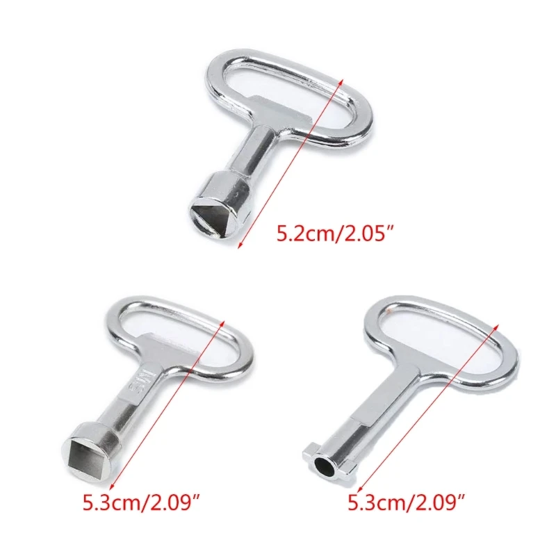 Y1UD Water Spigot Keys Triangle Cabinet Spanners Keys Multi Functional Utility Keys Socket Keys Hydrant Keys Perfect Tools
