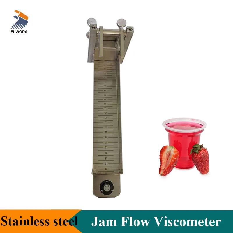 Stainless Steel Food Consistency Meter Tomato Sauces Yogurt Jam Flow Consistometer Viscometer High Quality