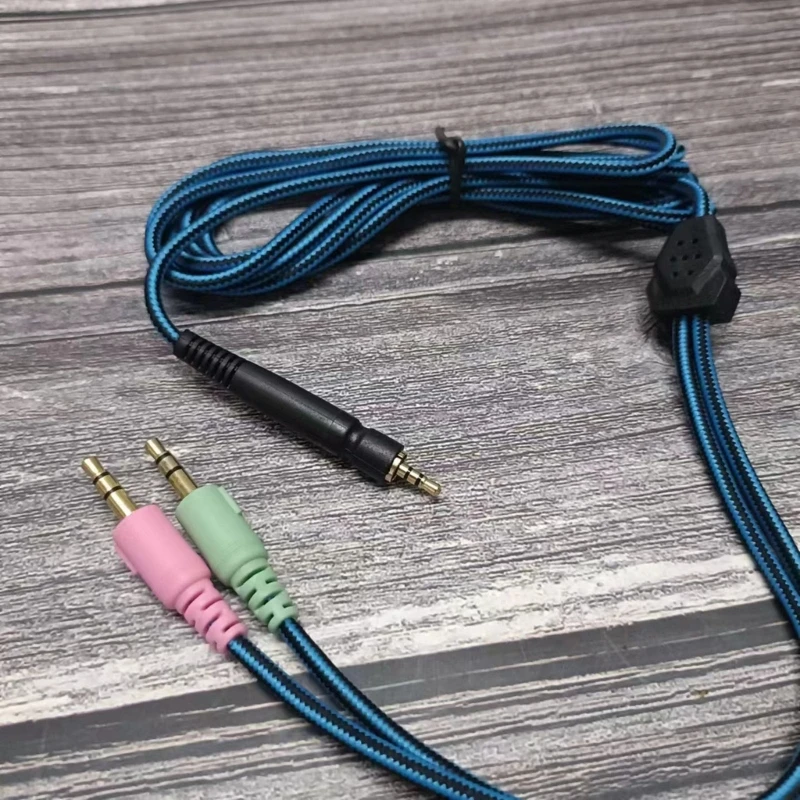 UNP PC conveniente para Sennheise GSP350 GSP500 GSP600 GSP670 Gaming Headphones Fio Plug conexão estável