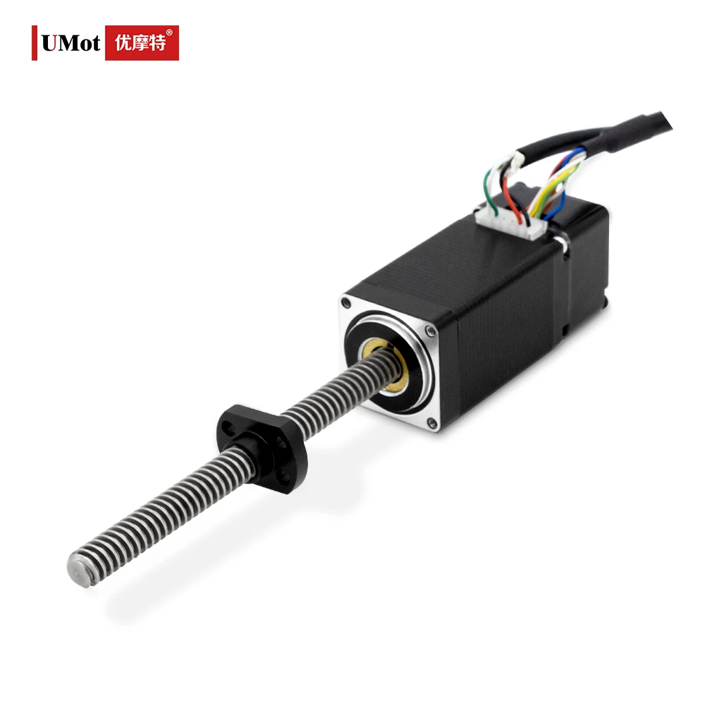 

UMOT 28mm Nema11 Closed Loop Stepper Motor with Encoder Thrust 70N Tr8x4-100mm Linear Closed-loop Step Motor Lead Screw Actuator