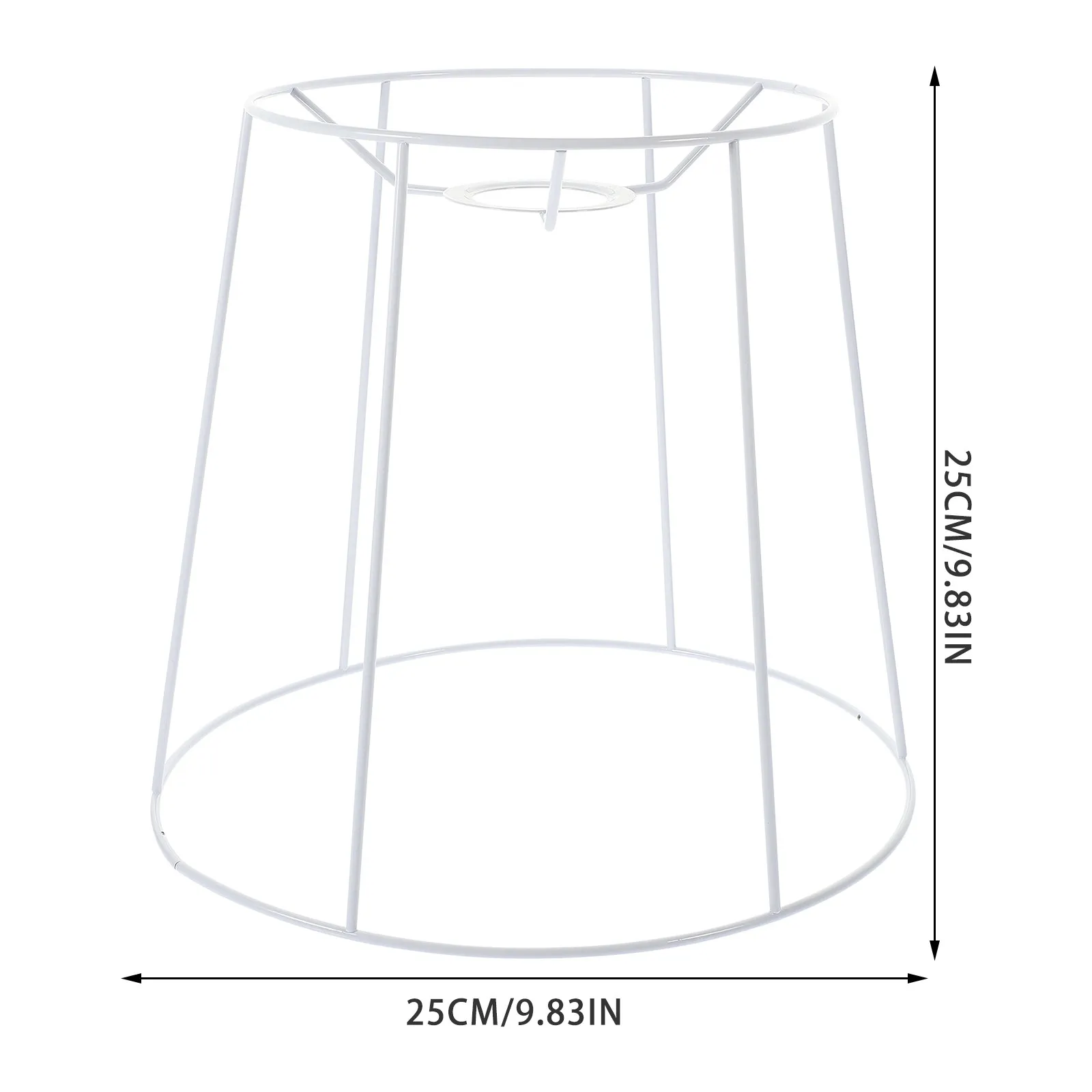 Lampshade Frame E27 Light Socket Wire Lamp Shade Ring DIY Metal Ring Support Ceiling Light Holder Decorative Vintage Style