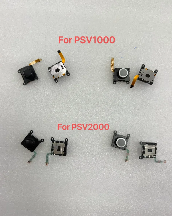 HN Original for PS Vita PSV 1000 1004 1006 Left Right 3D Analog Joystick for PSV 2000 Control Analog Joystick Button Black White