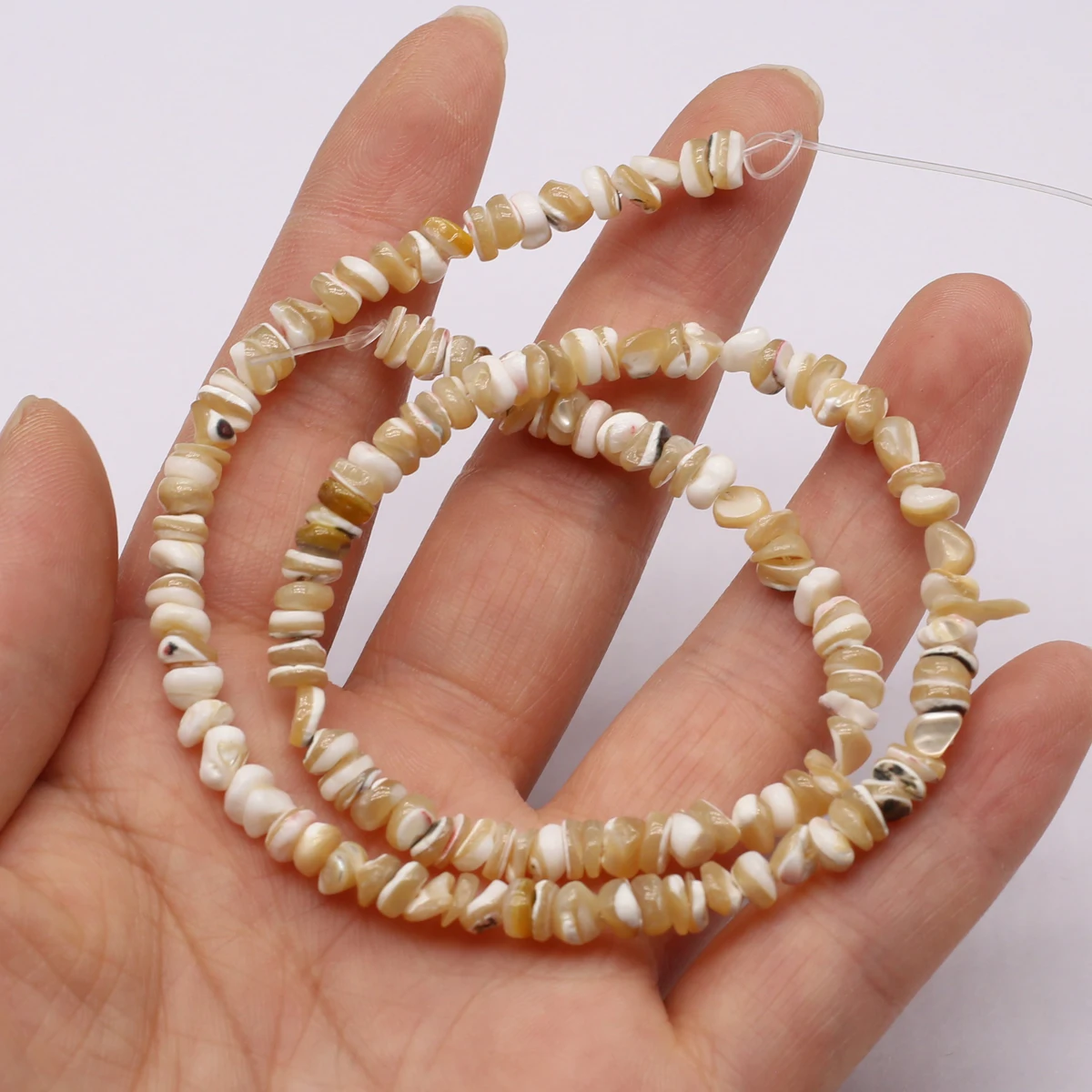 5-6mm Irregularly Shaped Natural Stone Chips Semi-finished Beads for Jewelry Making Supplies DIY Necklace Bracelet Accessories