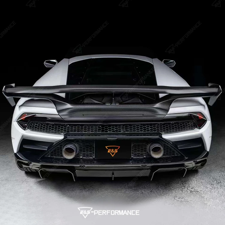 Custom Auto Part Koolstofvezel Spoiler voor Lamborghini LP610 EVO Nieuwe Upgrade V Dubbele Stijl Achtervleugel Spoiler