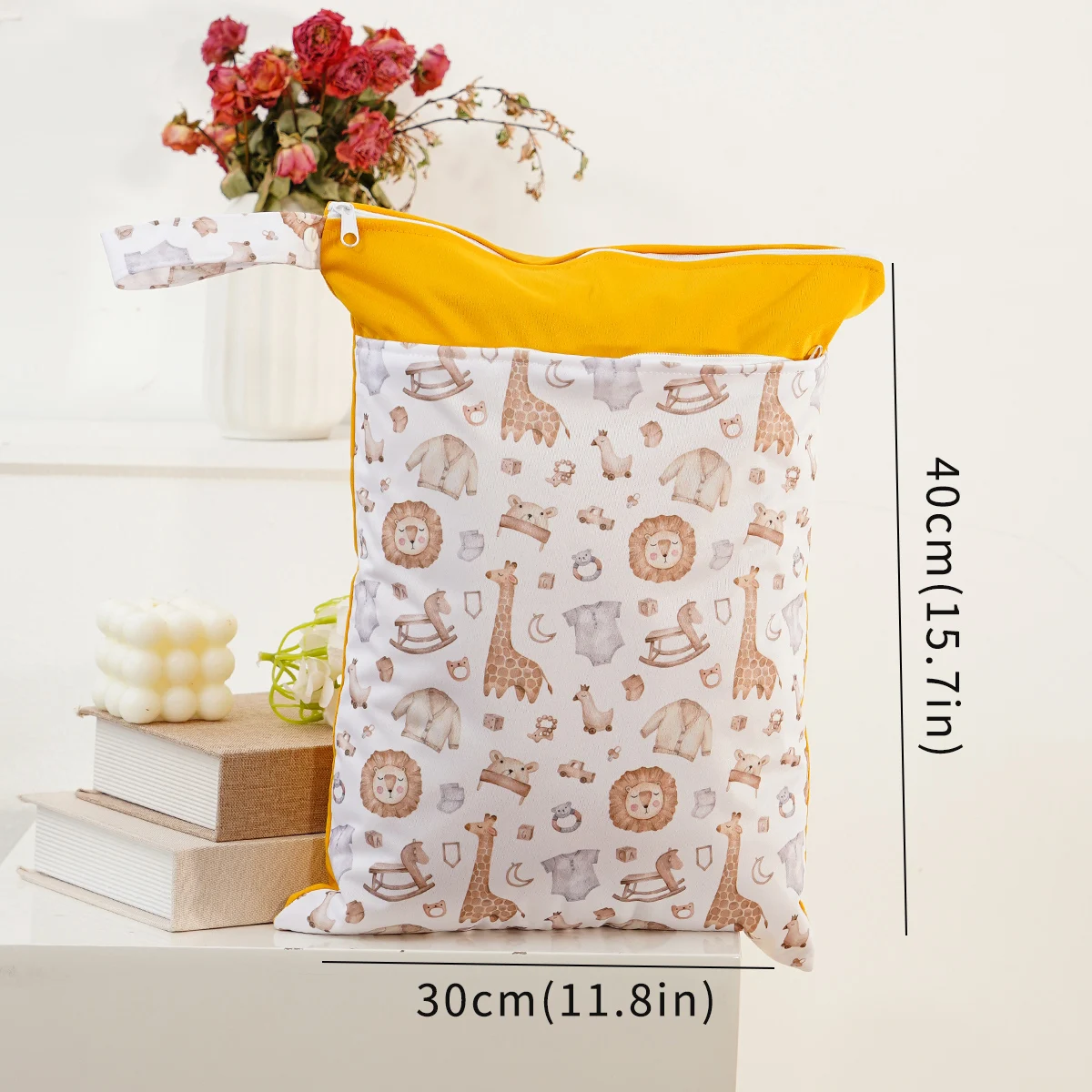 Kangobaby #My Soft Life# New Washable Reusable Baby Blanket Storage Bag Easy Carry Multifunctional Travel Bag Size 30x40cm