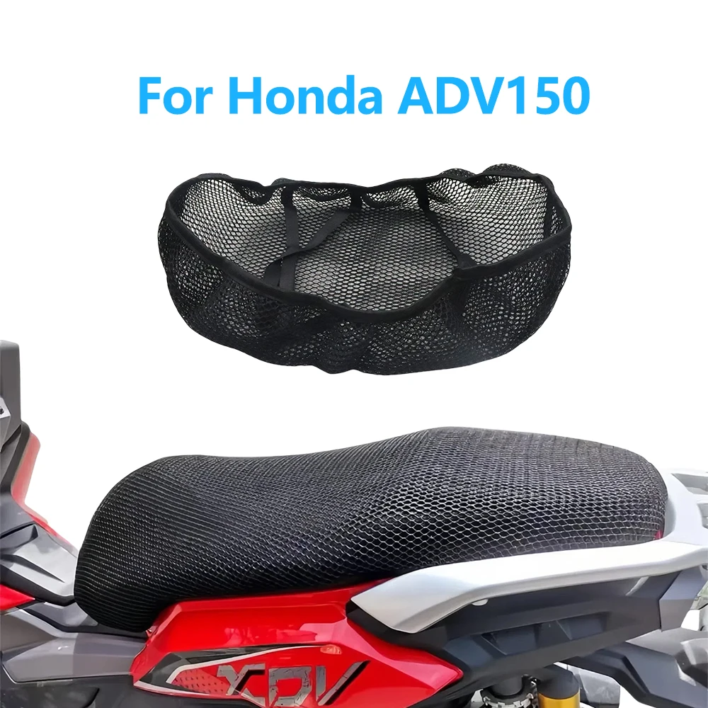

For Honda ADV150 ADV 150 Motorcycle Accessories 3D Mesh fabric Cushion Breathable Waterproof Protection Seat Cover