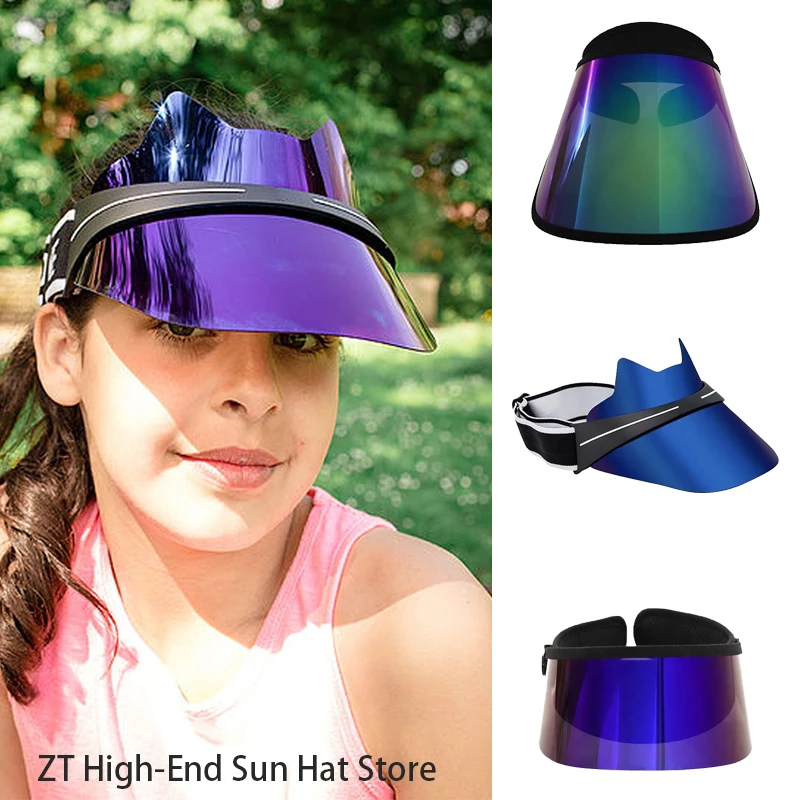 

Summer Golf Cap for Ladies Men Purple Luxury Family Set Long Short Sun Visors Cooling Sun Hats Beach Travel Casual Leisure Caps