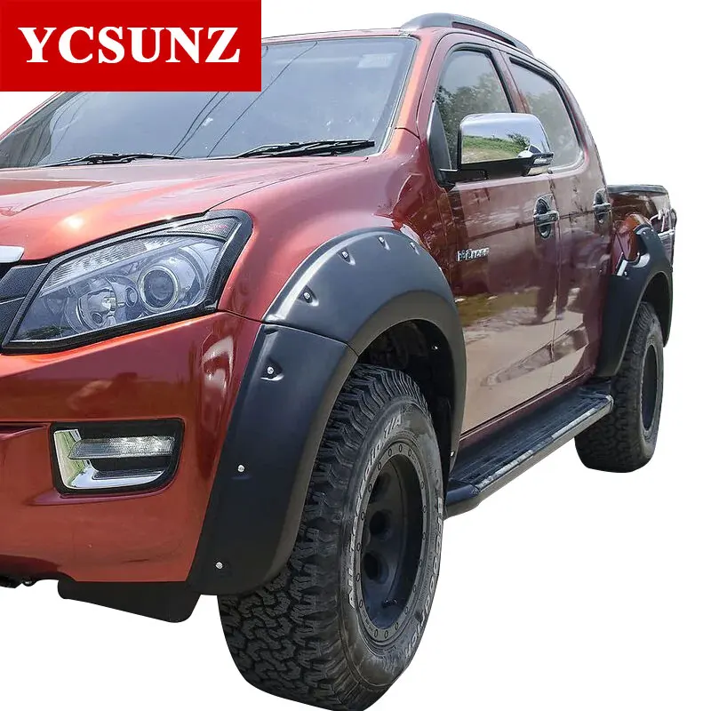 

Wheel Arch Mudguards Fender Flares For Isuzu D-max Dmax 2016 2017 2018 2019 Double Cabin Car Styling Ycsunz