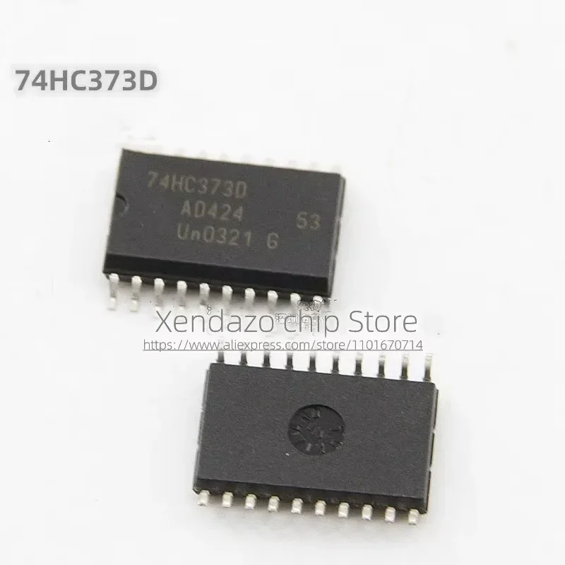 10pcs/lot 74HC373D 74HC373 Wide body 7.2MM SOP-20 package Original genuine Logic chip