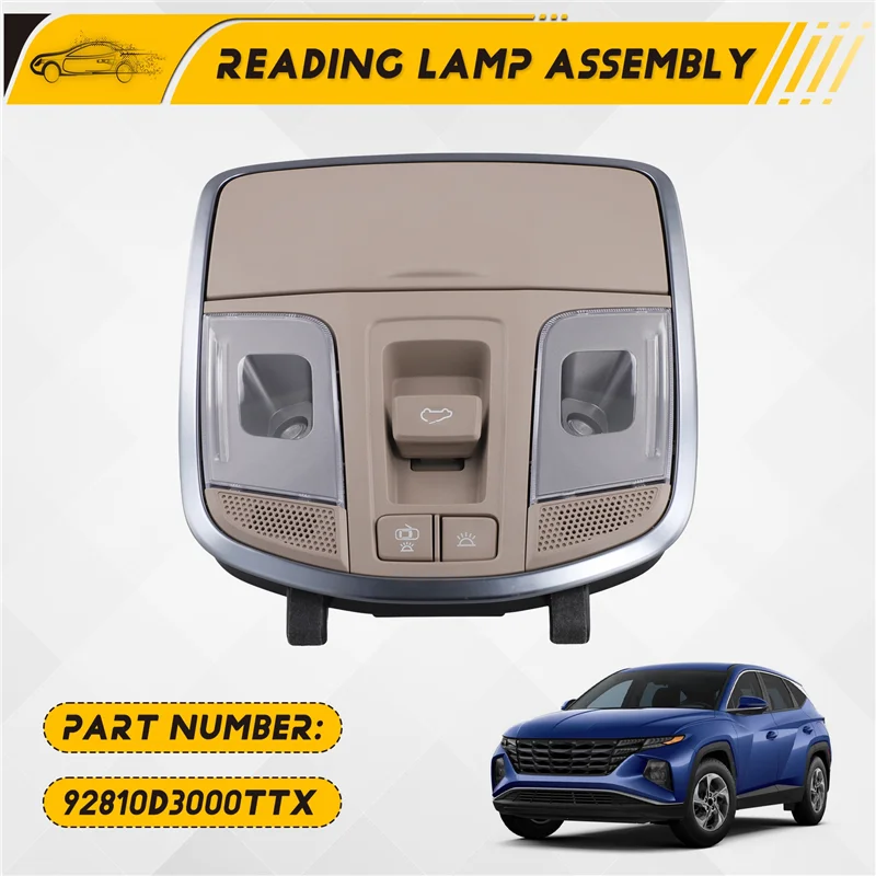 

Interior Reading Light For Hyundai Tucson 92810D3000TTX Reading Lamp Assembly Ceiling Lamp Roof Map Light
