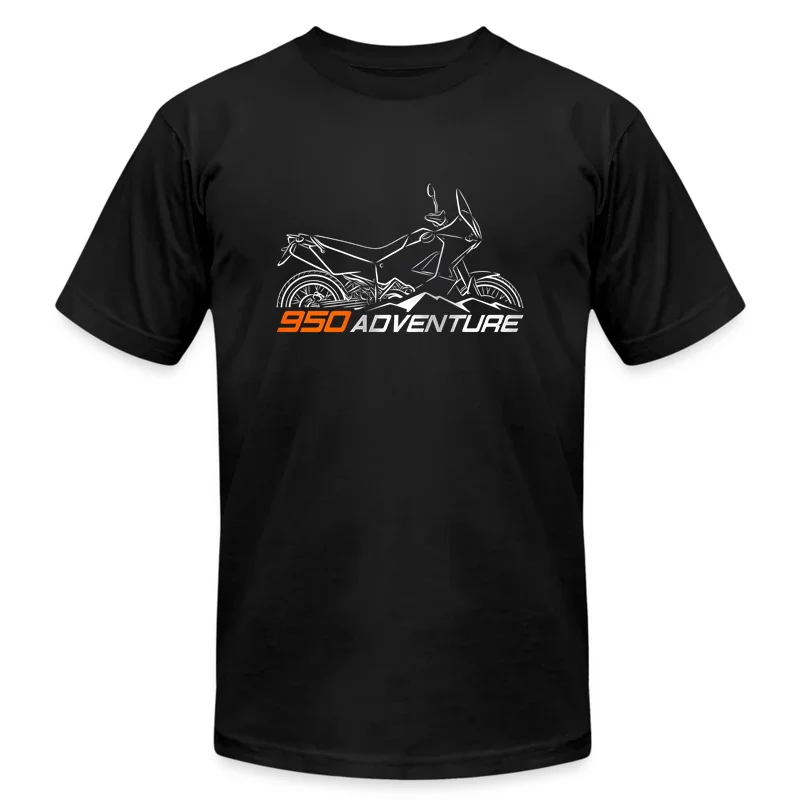 

2024 Men T Shirt Casual KTM 950 Adventure T-shirt Graphic Summer Short Sleeves 100% Cotton S-3XL