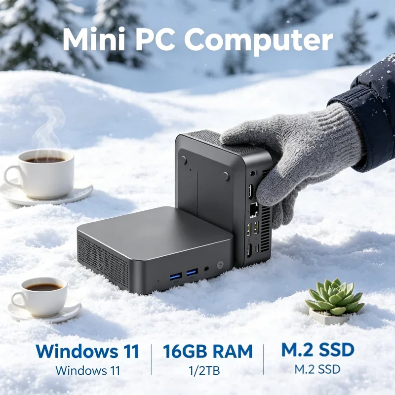 Large Memory Core I9 10980HK Mini Computer Win11 Pro 32GB RAM 1TB 2TB SSD WiFi6 BT5.2 4K HD Gaming Office Study 3 Years Warranty