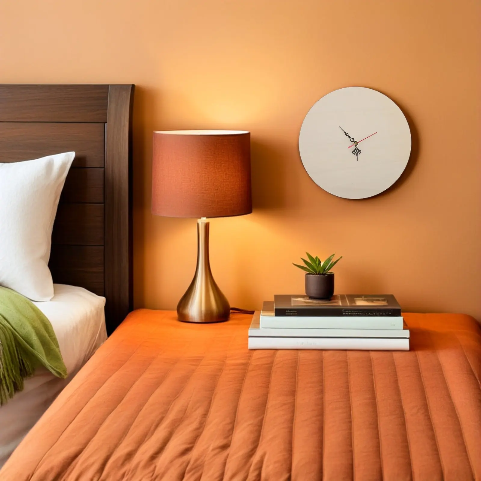 

Неокрашенный деревянный циферблат для часов, 10 дюймов, круглый, пустой, для DIY-поделок, росписи, декора настенных часов, обучения детей определению времени