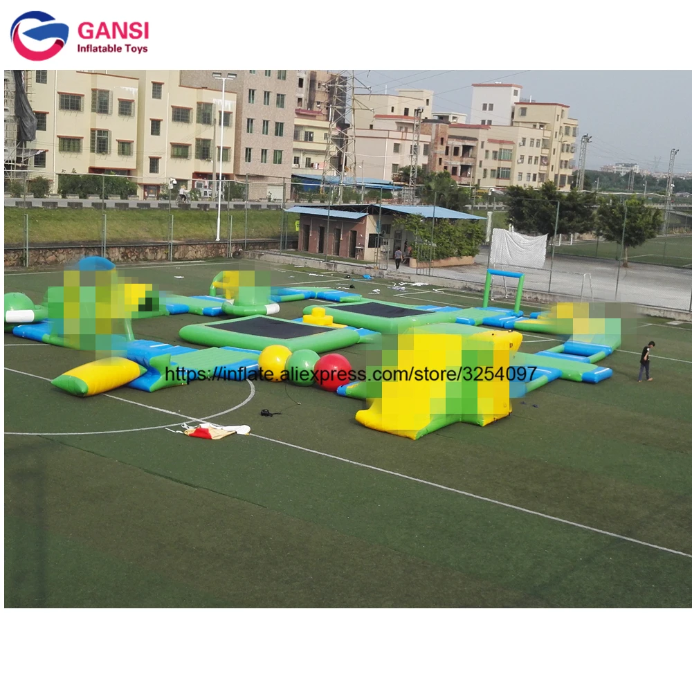 High Quality Inflatable Jumping Trampoline Floating Water Park Games Giant Adults Inflatable Water Park