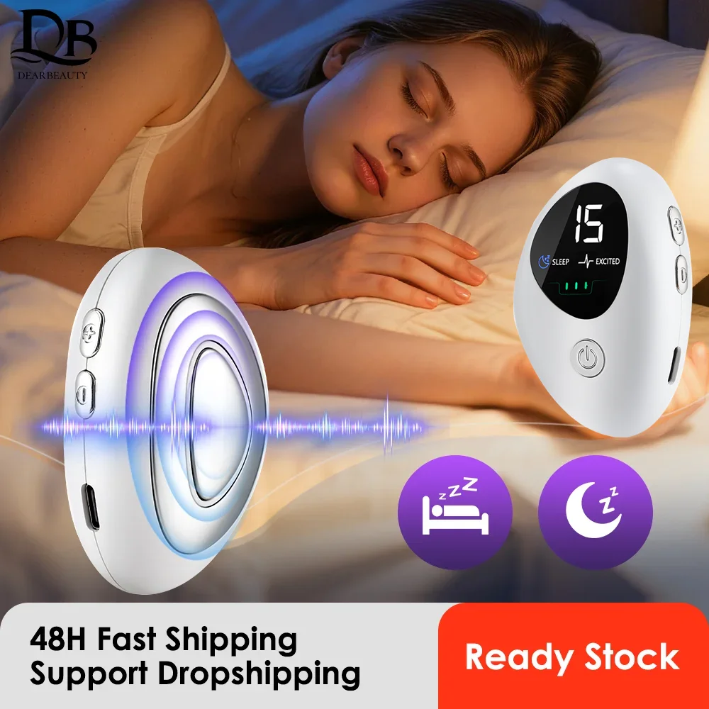 Handheld Sleep Aid Device with Pulse Stimulation Intelligent Sleep Instrument for Anxiety And Insomnia Relief Nerve Soothing