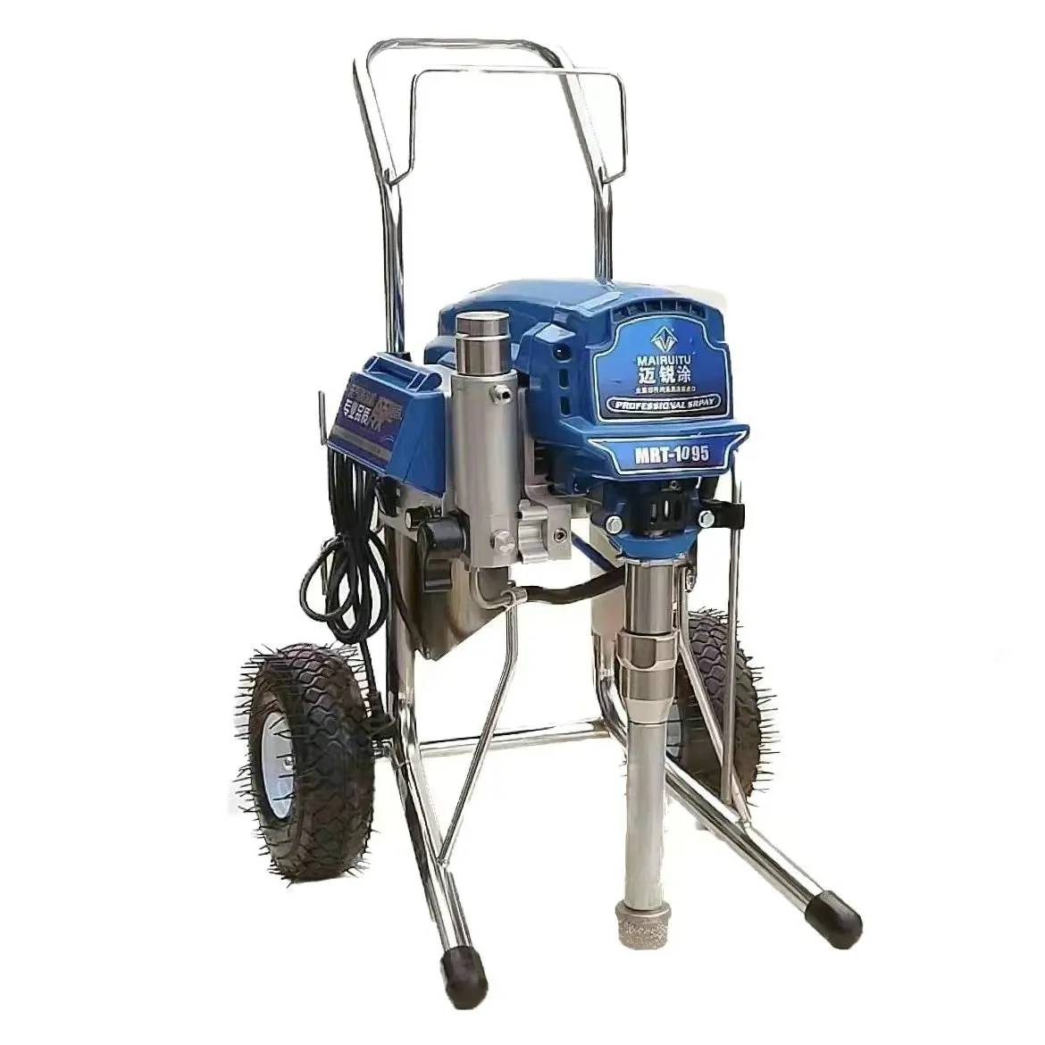 プロの高圧スプレー機,スプリングタイプ,エアレス,塗装用,220V,4kw,6.5l/min