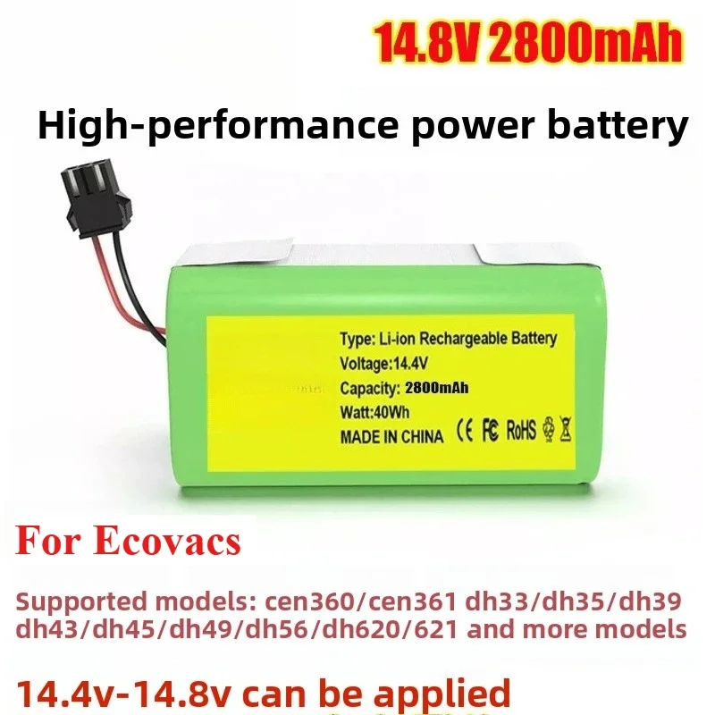 

For Keworth sweeping robot accessories CEN360/361/DN620/DH43/5bitenen universal lithium battery