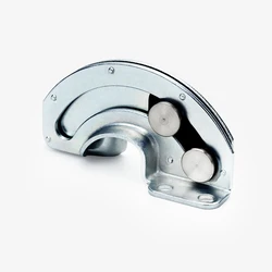Damped 90-Degree Sliding Rotary Limit Hinge Semi-Circular Arc Sectorial Hidden Industrial Hinge HL119