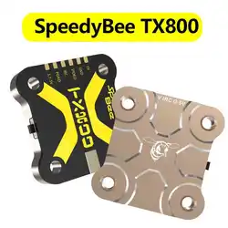 SpeedyBee TX800 3.7-5.5V 5.8G 48CH VTX PIT/25mW/200mW/400mW/800mW Output MMCX Long Range Transmitter For RC FPV Racing Drone