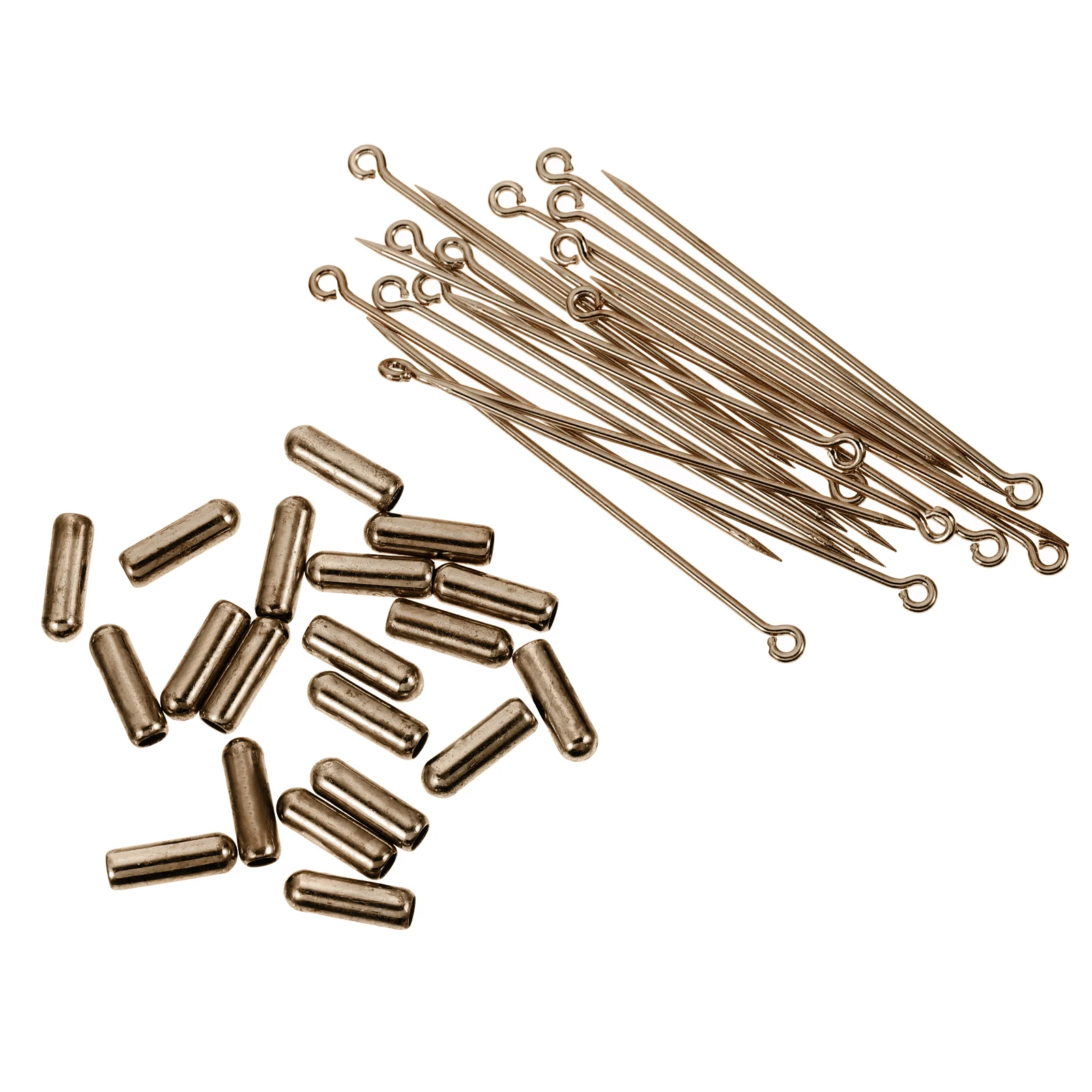 

20 Pcs Copper Brooch Pins Long Hat Pin Earrings Shawl Dress Collar Lapel Decorations DIY Accessories Premium Sturdy Handmade