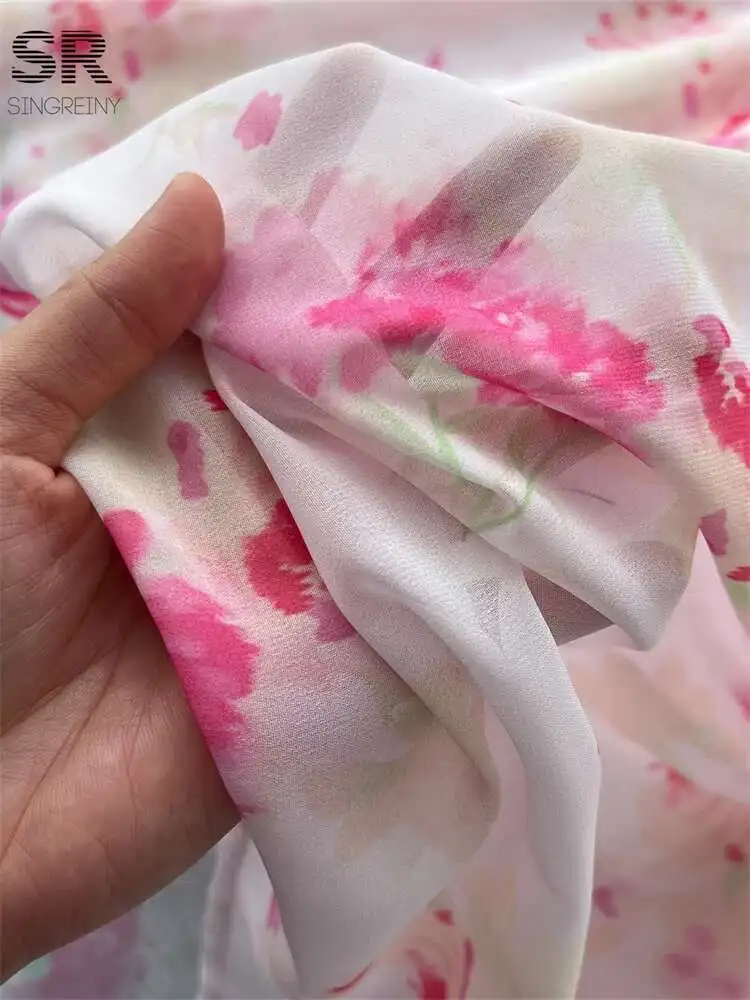 BabYoung Floral Vacation Chiffon Dress Sleeveless Strapless Zipper Design French Sundress Summer Beach Sexy Print Dresses