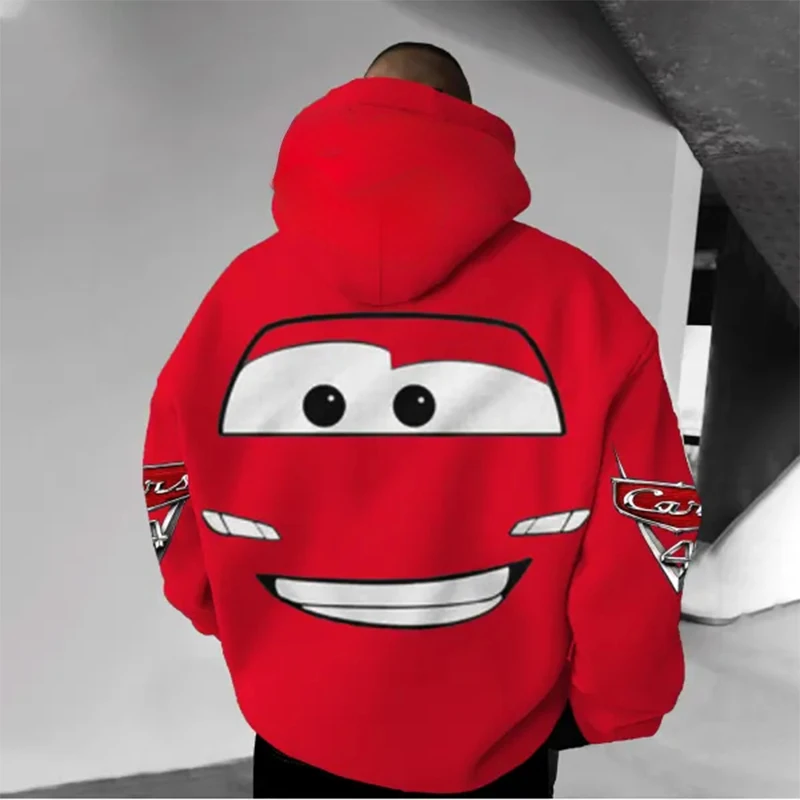 Winter Lightning McQueen 95 Hoodie Casual Long Sleeve Sportswear Fashionable And Comfortable Oversized Children's Adult Top