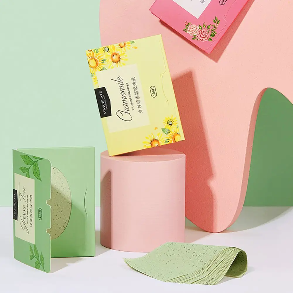 กระดาษซับมัน ควบคุมความมันบนใบหน้า สำหรับทำความสะอาดผิวหน้า บำรุงผิวหน้า และเครื่องสำอาง