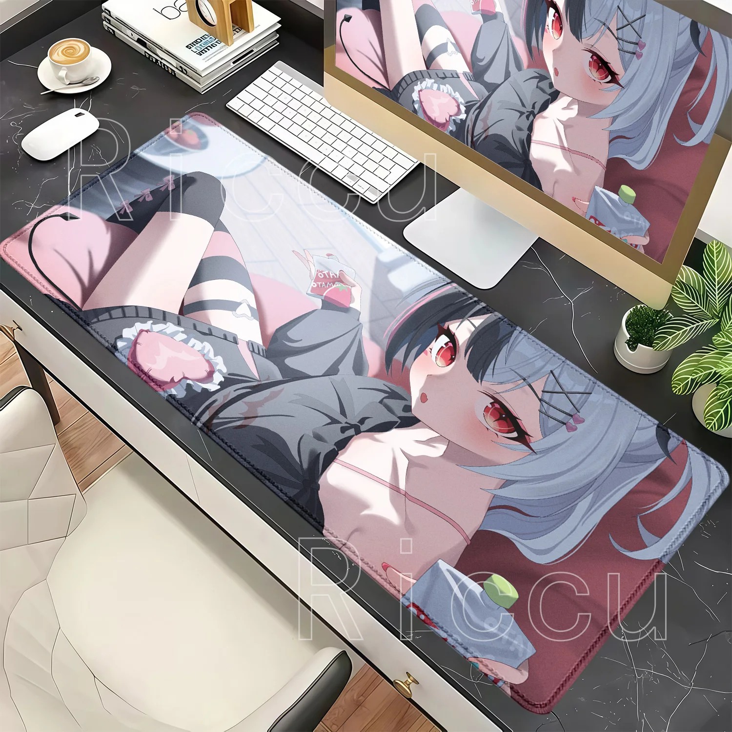 Anime Cute Girl Mousepad NTE Lacrimosa Neverness To Everness PC Gaming Office Speed Keyboard Desk Mat ESports HD Printing Carpet