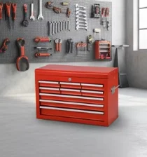 Portable 6 Drawers Metal Storage Tool Chest Storage Tools Toolbox Practical Tool Case