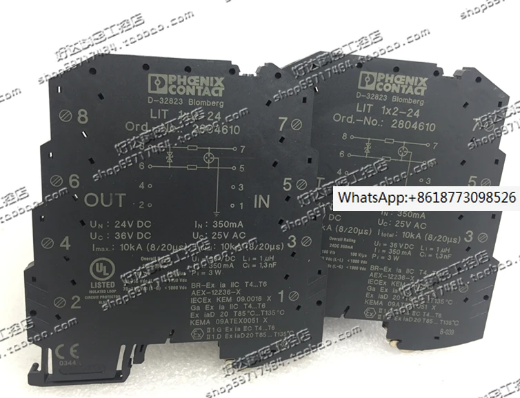 

LIT 1X2-24 Genuine German PHOENIX Phoenix Surge Protector 2804610 in stock