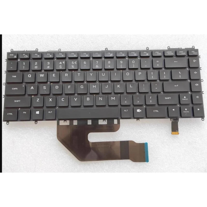 Baru untuk Dell Alienware X17 R1 R2 Keyboard US Non RGB 0KFWXW KFWXW