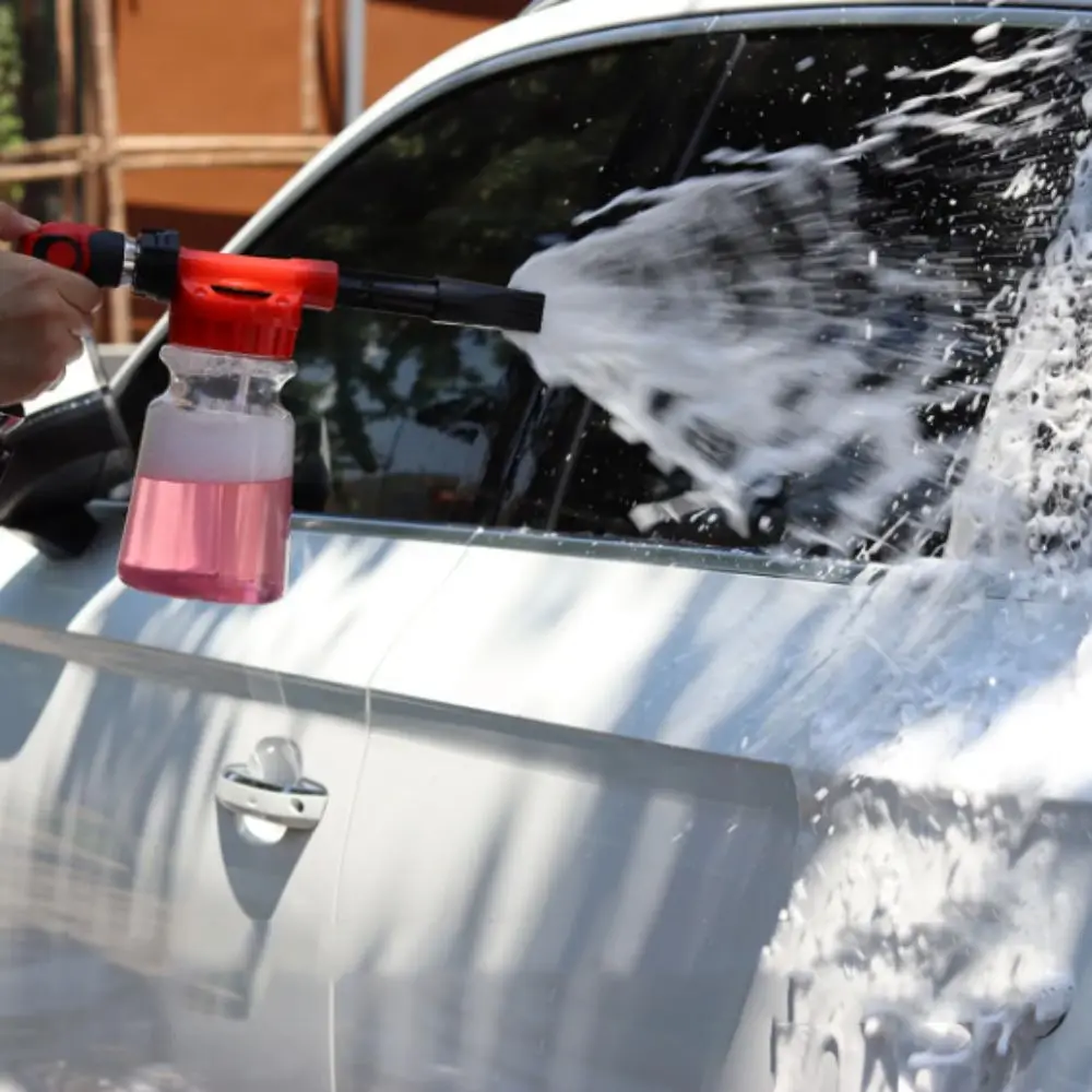 Car Cleaning Large-Capacity Car Wash Foam Tool 1L Transparent Watering Can Foam Tool Portable Metal Alloy Foam Kettle Car Wash