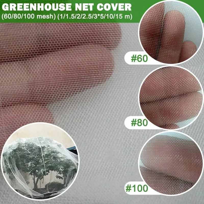 Insect White Mosquito Net Shade Sun Protection Plants Fine Net Insect Screen Plant Cover Protect Catch Bird Pest Bug Barrier