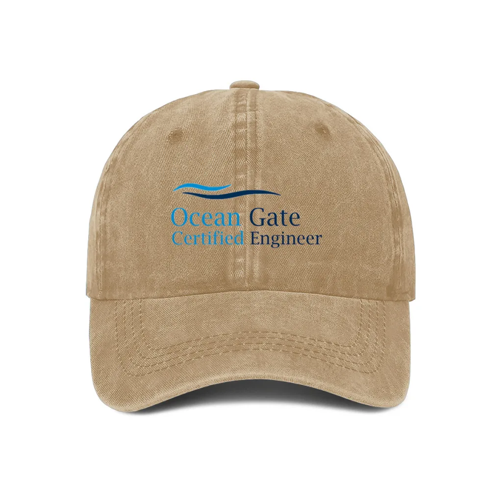 

Ocean Gate Certified Engineer Cool Baseball Cap Men Cowboy Hats Women Visor Caps