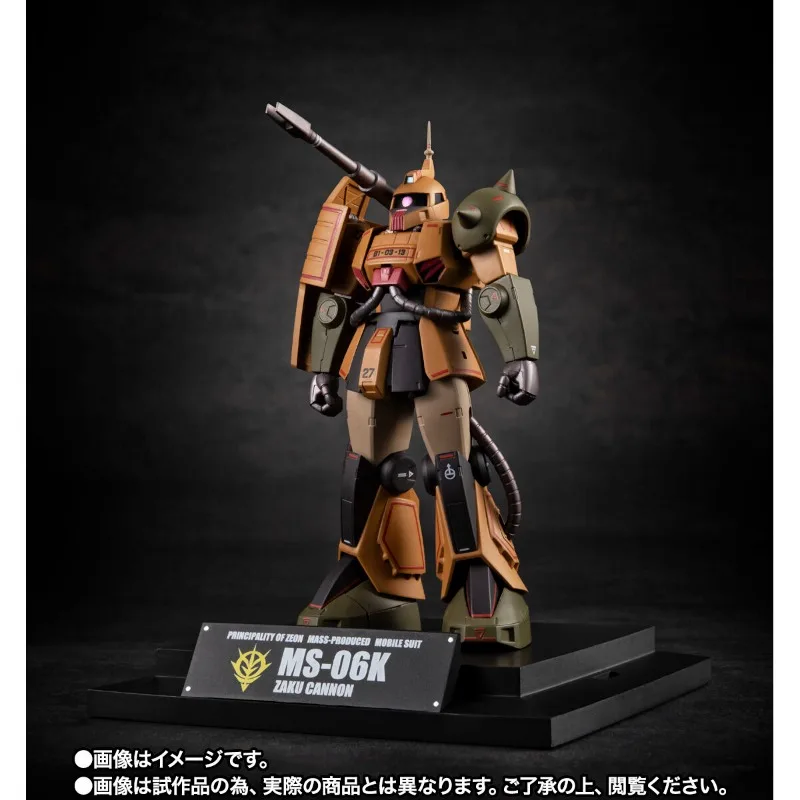 Bandai Echt DE ROBOT GEESTEN MS-06K ZAKU CANNON ver A.N.I.M.E~MS MUSEUM~Gundam Anime Action Figure Model Speelgoed Gift Kinderen
